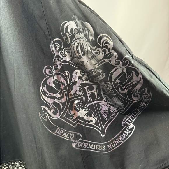 NEW Harry Potter Collared Lace Up Back Mini Dress in Black Size Medium - Picture 5 of 12